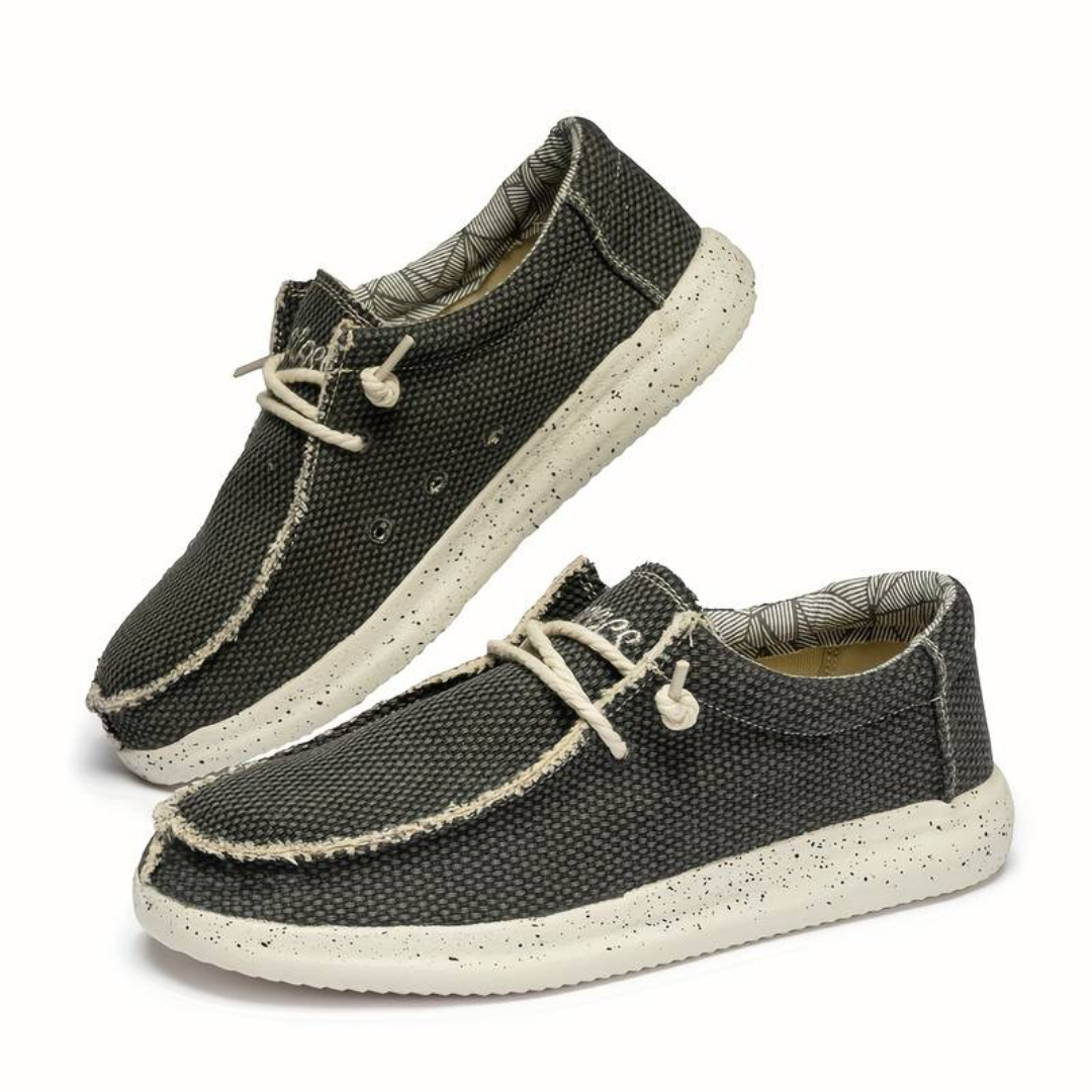 Herren Leichte Sneaker Slip On Plateausohle Sommer Freizeit