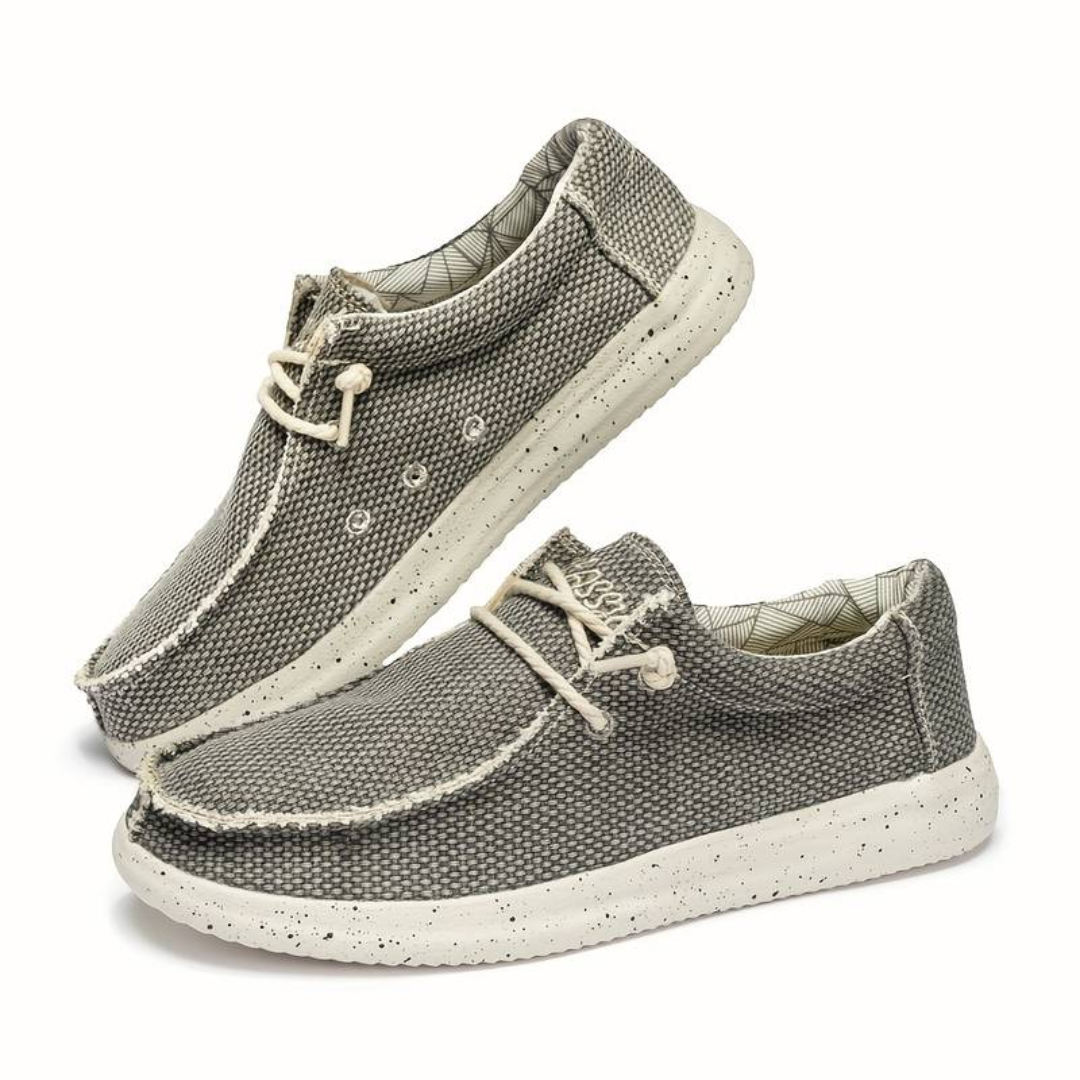 Herren Leichte Sneaker Slip On Plateausohle Sommer Freizeit