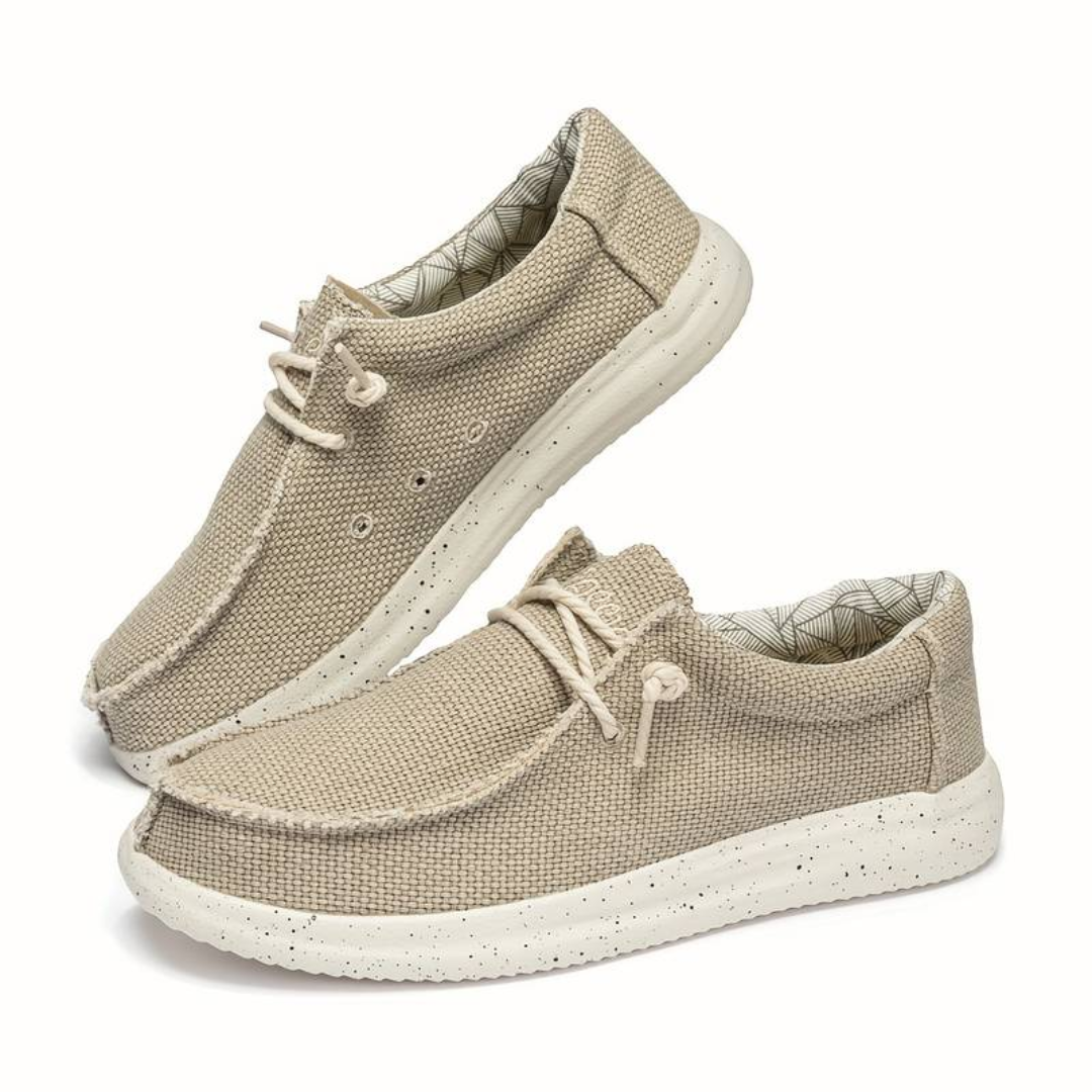 Herren Leichte Sneaker Slip On Plateausohle Sommer Freizeit