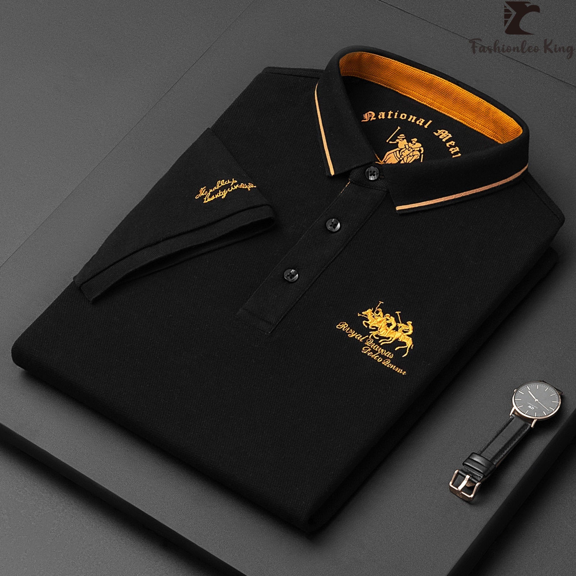 Herren Poloshirt - Schmale Passform mit kurzen Ärmeln