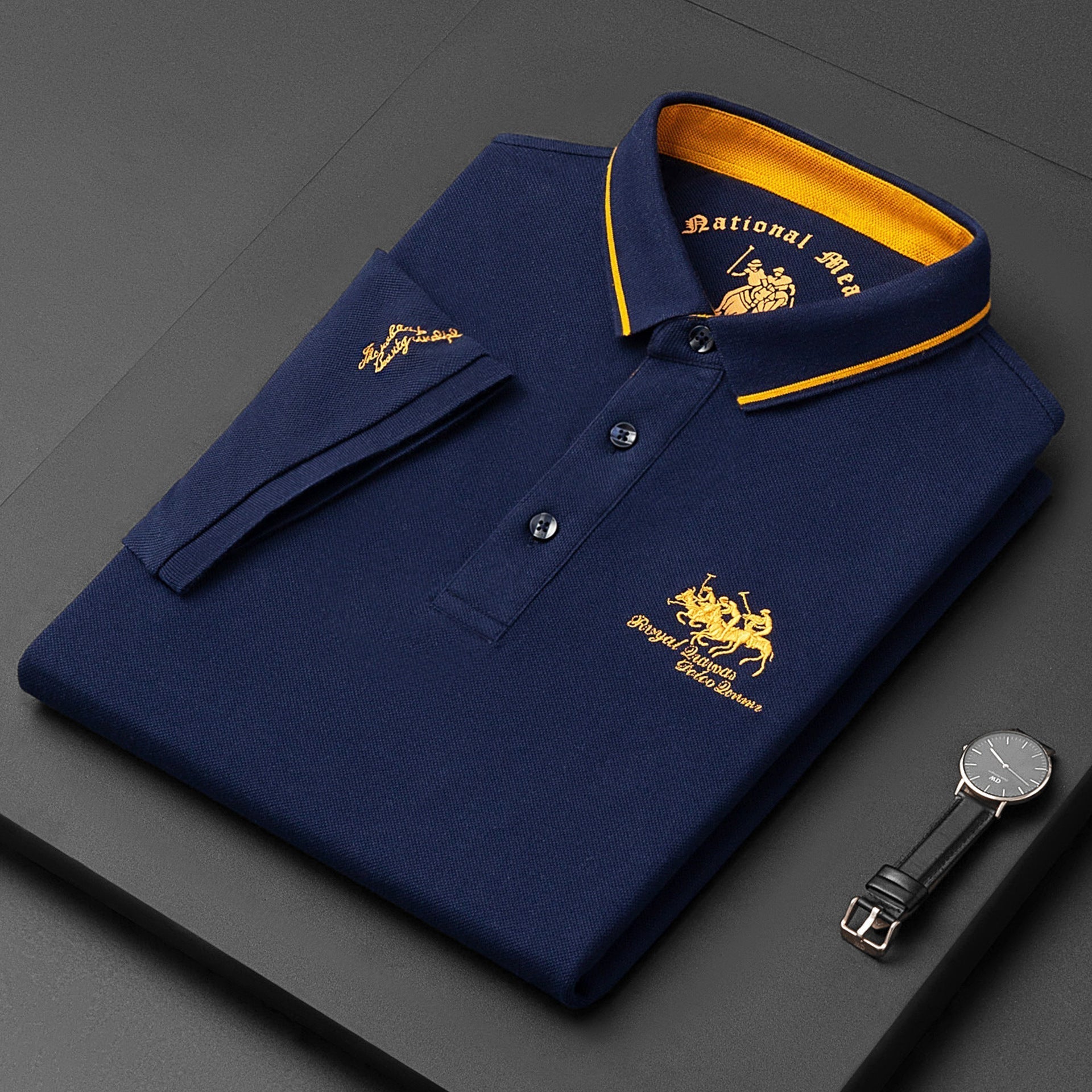 Herren Poloshirt - Schmale Passform mit kurzen Ärmeln