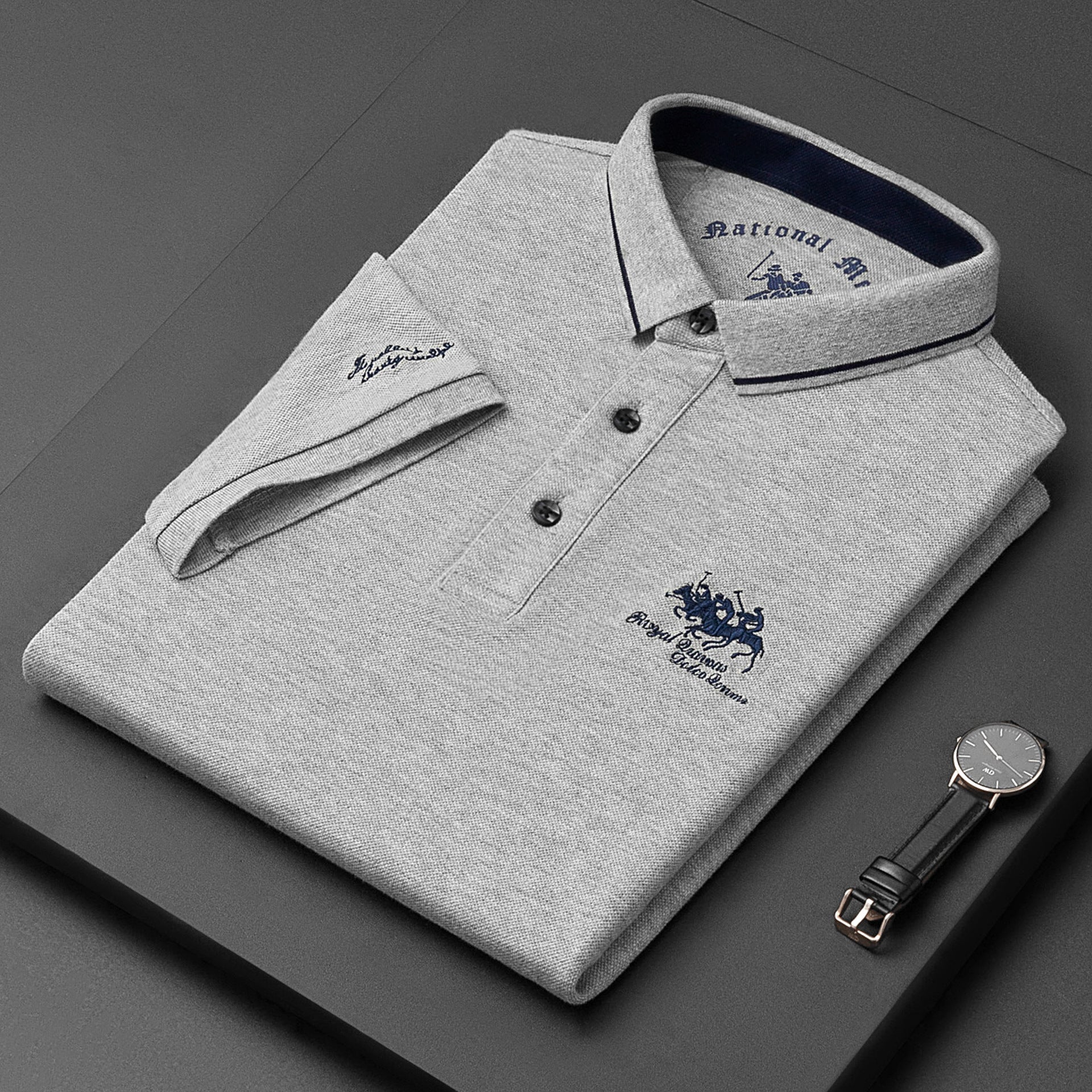 Herren Poloshirt - Schmale Passform mit kurzen Ärmeln