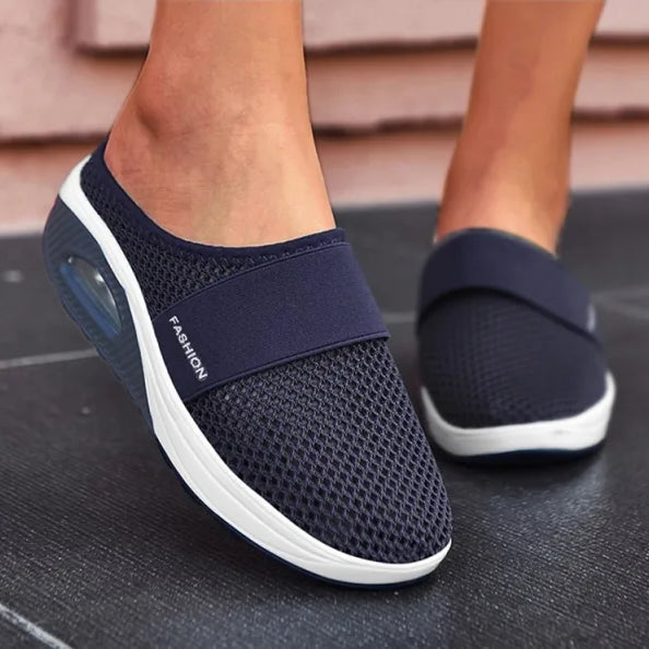 Damen Slip-On Sneaker - Atmungsaktiv mit Luftpolster