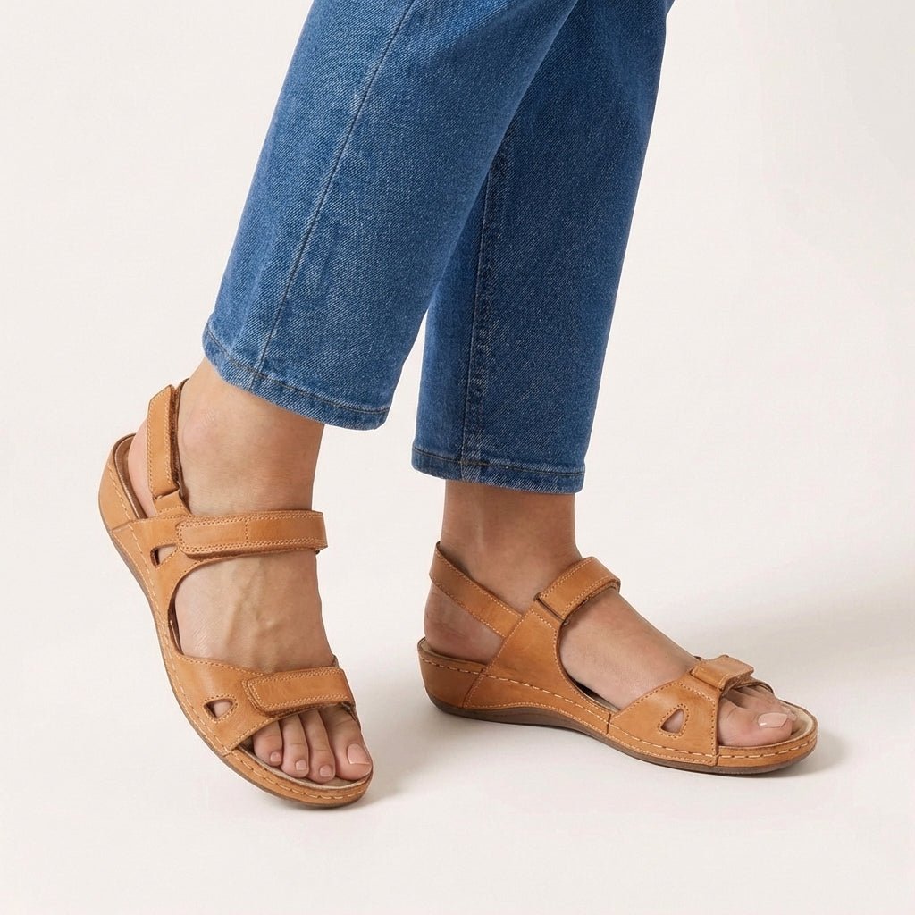 Damen Orthopädische Sandalen Verstellbarer Riemen Komfort