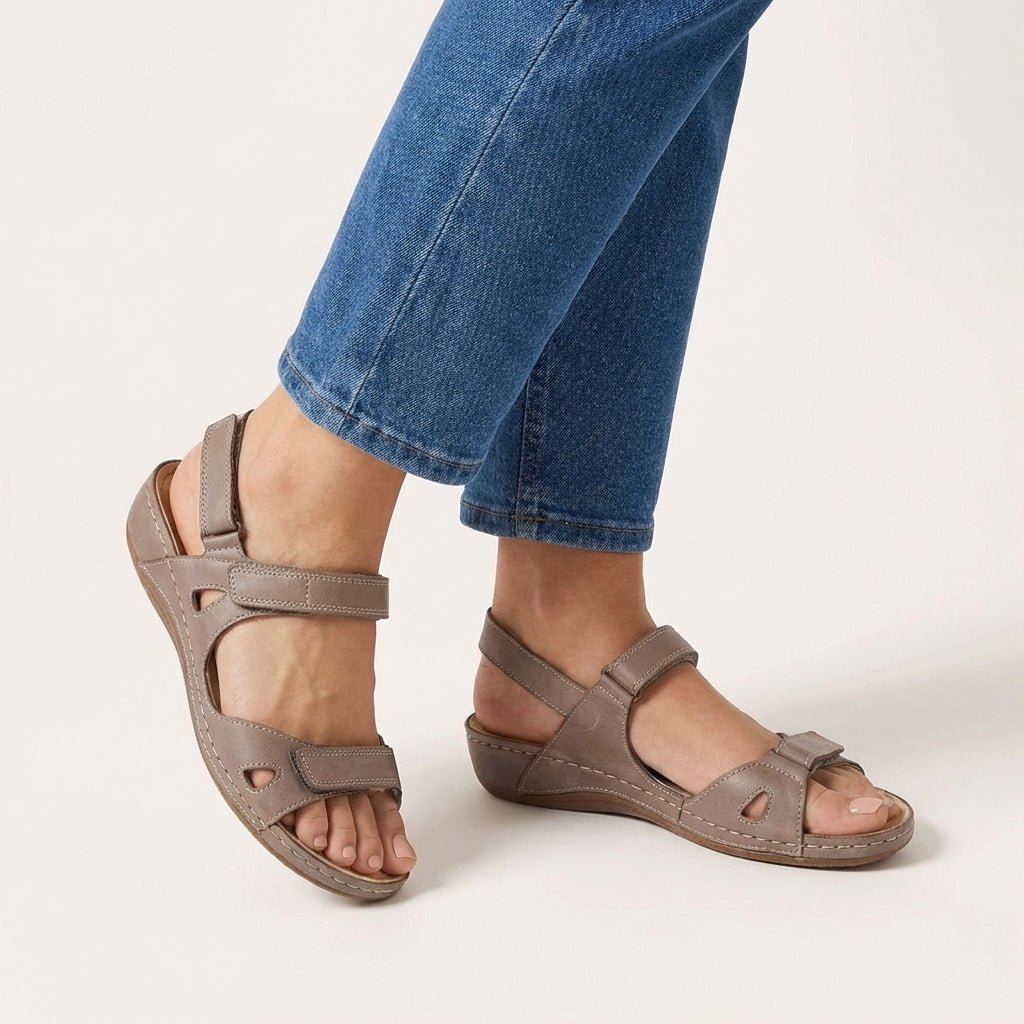 Damen Orthopädische Sandalen Verstellbarer Riemen Komfort