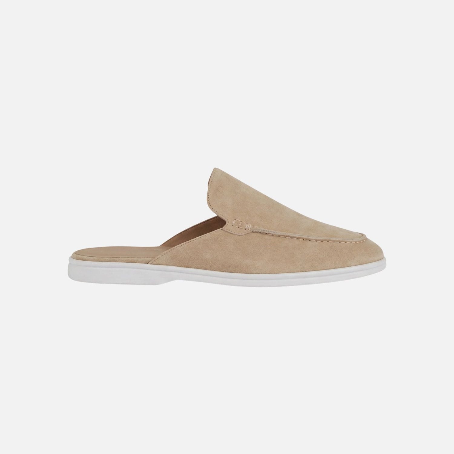 Herren Orthopädische Slip On Pantoletten Offene Ferse Vernähtes Detail