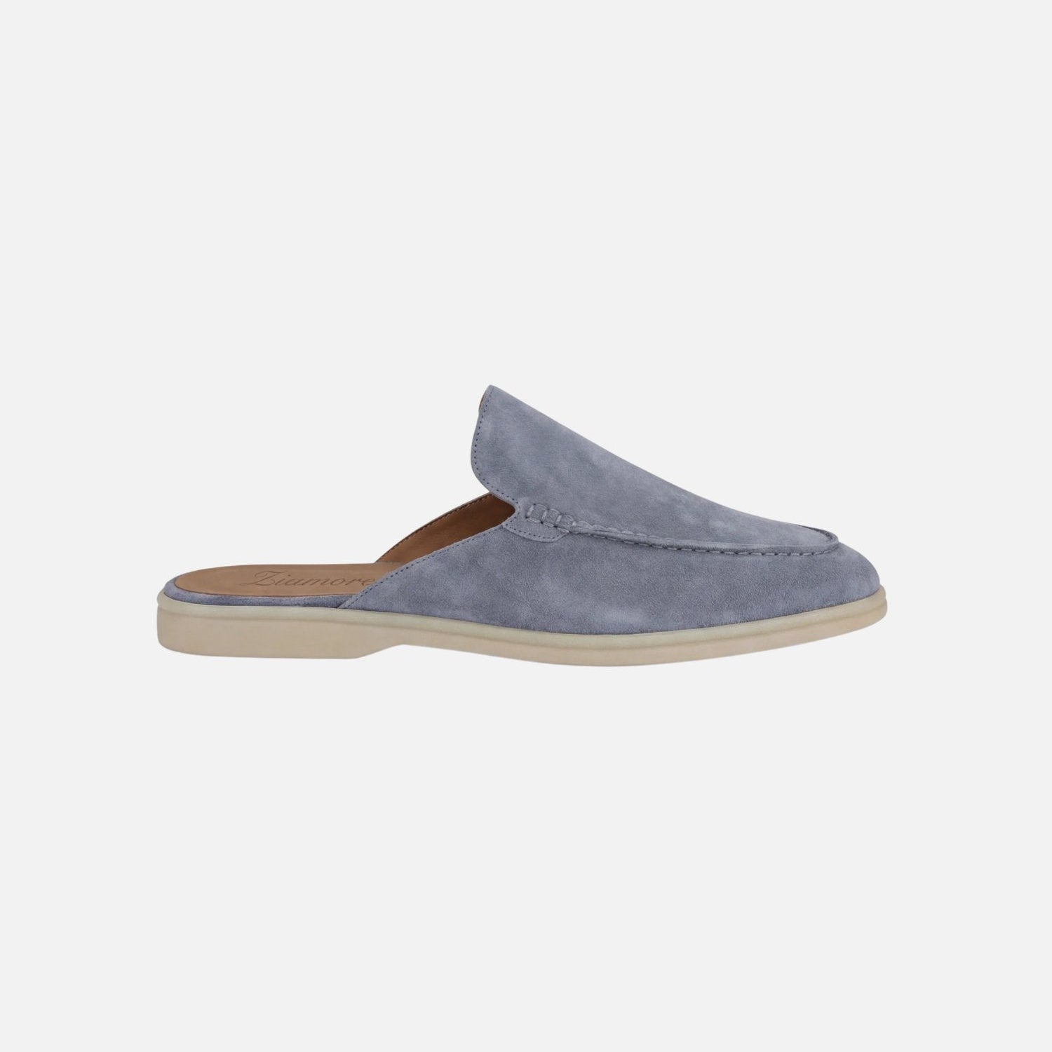 Herren Orthopädische Slip On Pantoletten Offene Ferse Vernähtes Detail