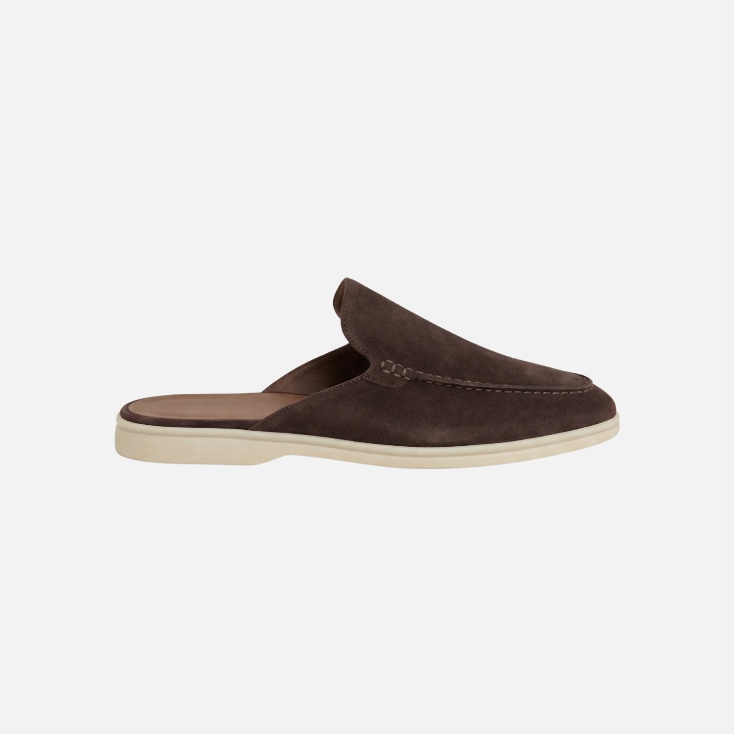 Herren Orthopädische Slip On Pantoletten Offene Ferse Vernähtes Detail