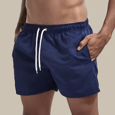 Herren Badeshorts Schnelltrocknend Elastischer Bund