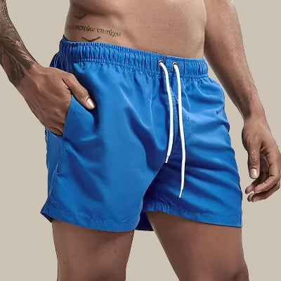 Herren Badeshorts Schnelltrocknend Elastischer Bund
