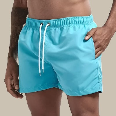 Herren Badeshorts Schnelltrocknend Elastischer Bund