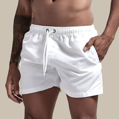 Herren Badeshorts Schnelltrocknend Elastischer Bund