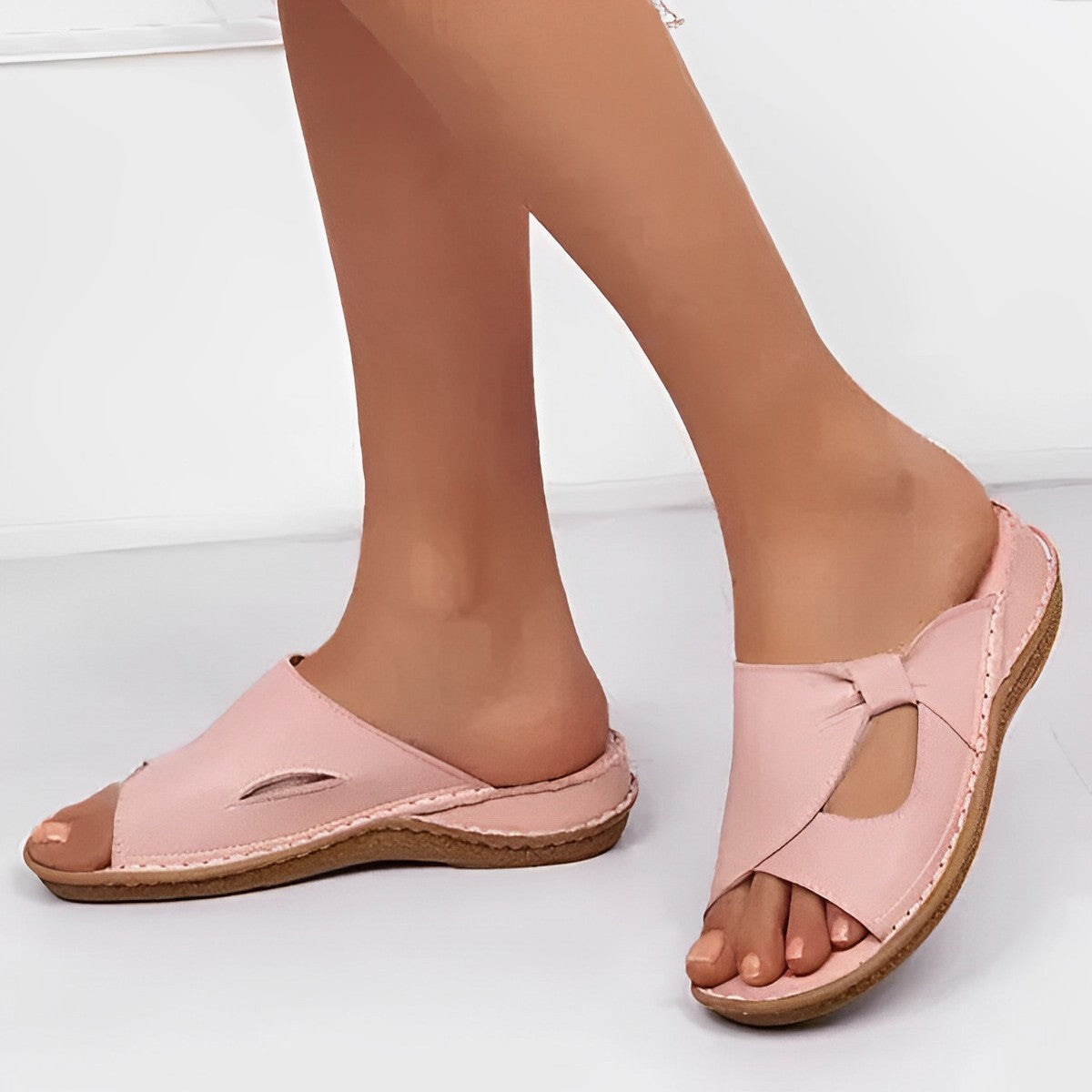 Damen Orthopädische Sandalen Fußgewölbestütze und Offene Zehen