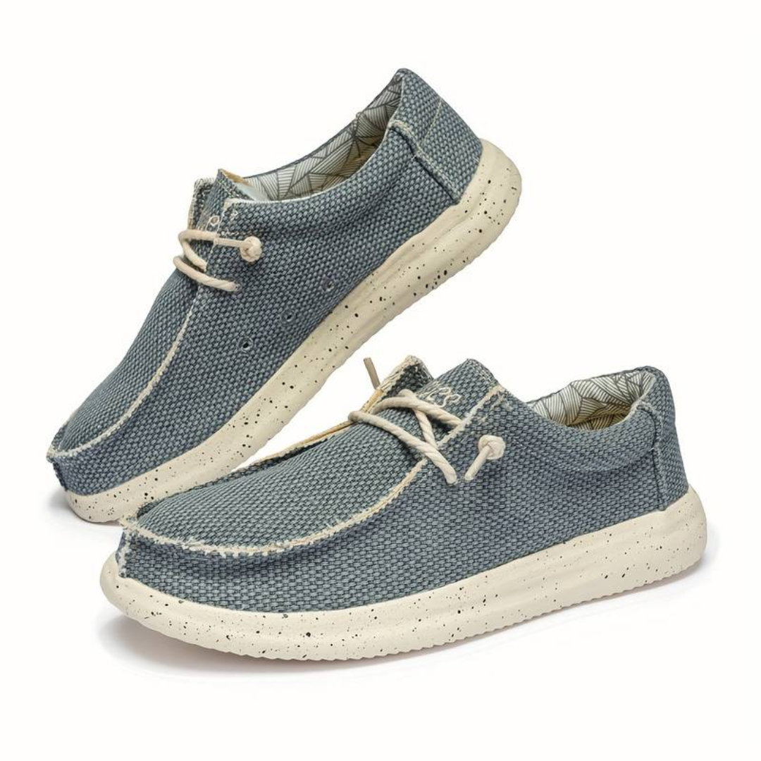 Herren Leichte Sneaker Slip On Plateausohle Sommer Freizeit