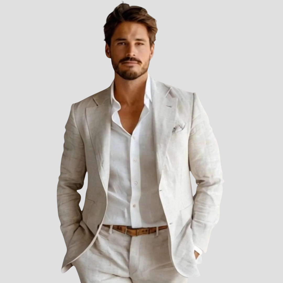 Herren-Blazer mit lockerer Passform – Leichtgewichtig mit fallendem Revers