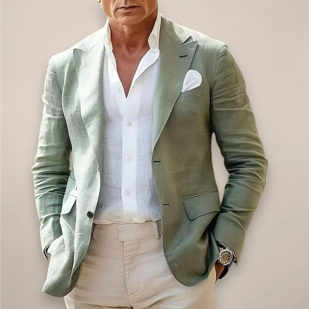 Men's Casual Blazer Light Jacket Smart Style
