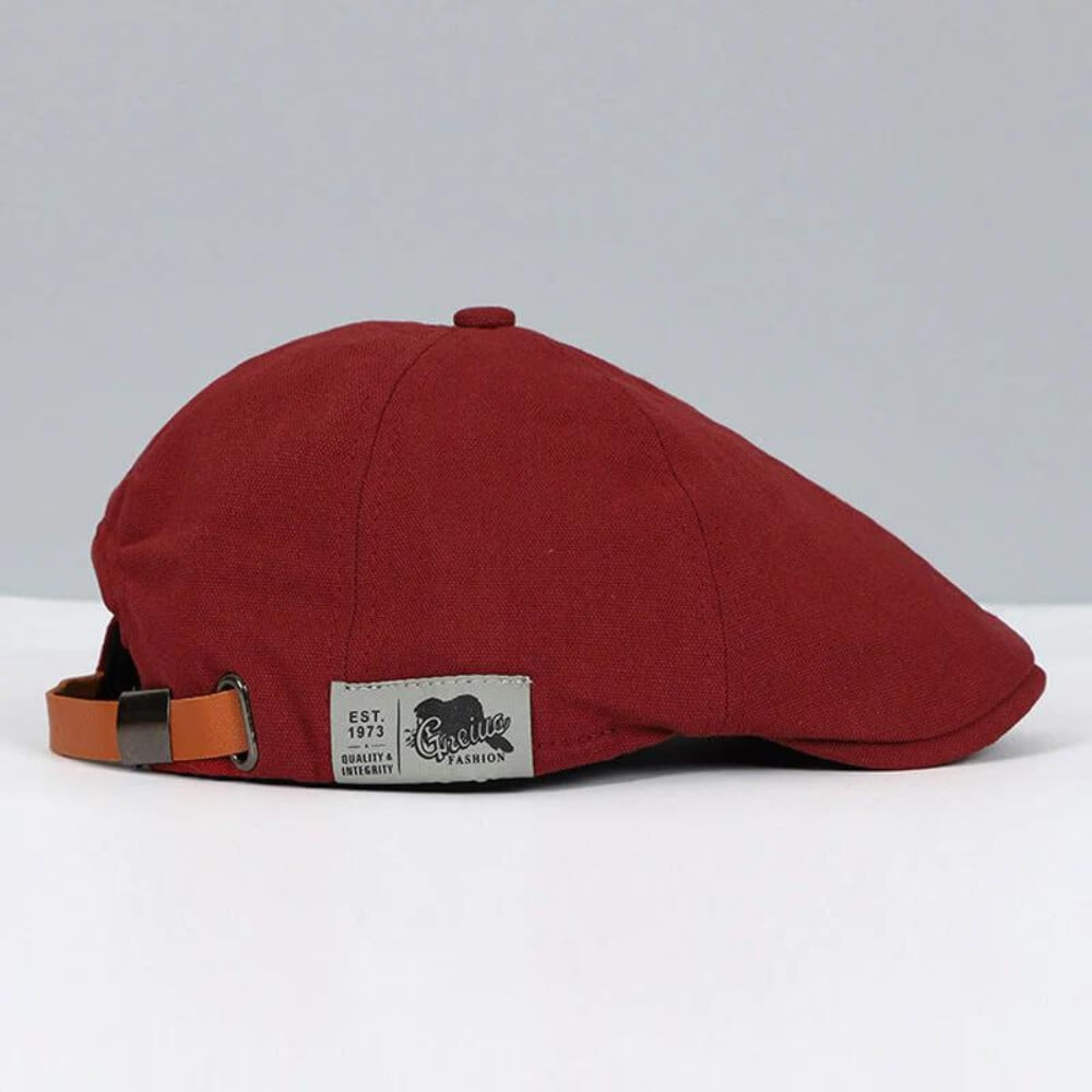 Herren-Schiebermütze – Vintage-Stil mit verstellbarem Riemen