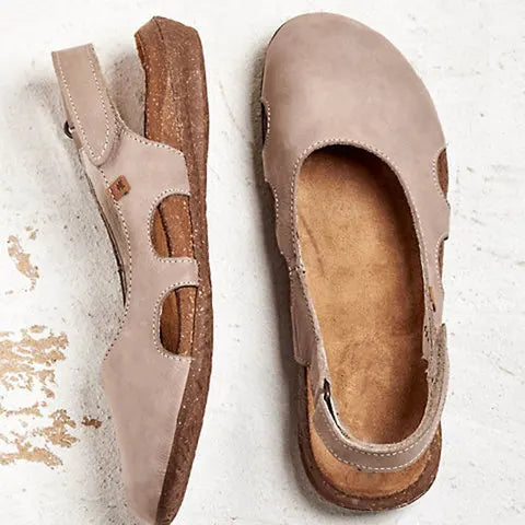 Damen Orthopädische Sandalen Fußgewölbestütze und Gepolsterte Sohle