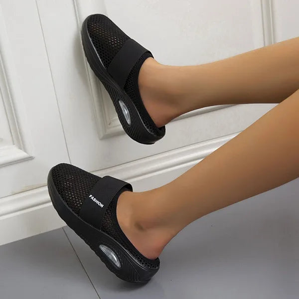 Damen Slip-On Sneaker - Atmungsaktiv mit Luftpolster
