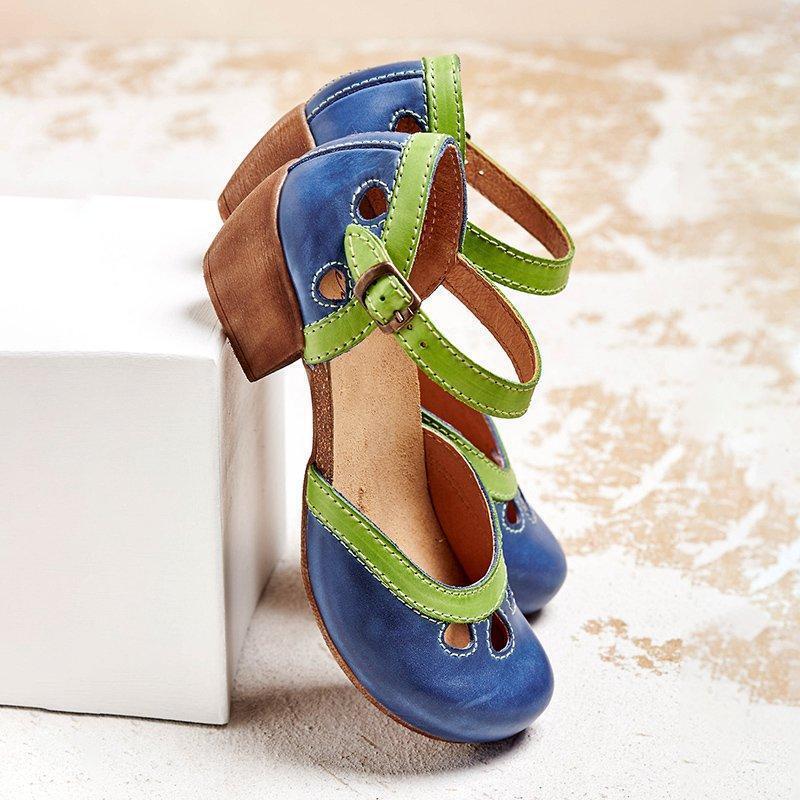 Orthopädische Damen Flatsandalen mit niedrigem Absatz Komfortables und Stilvolles Design