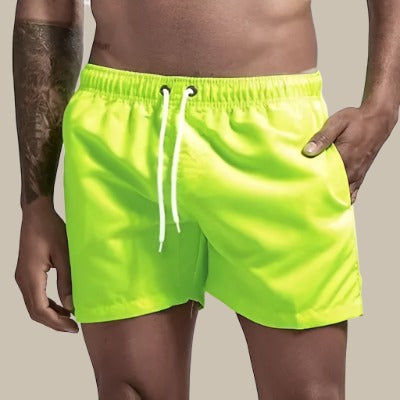 Herren Badeshorts Schnelltrocknend Elastischer Bund