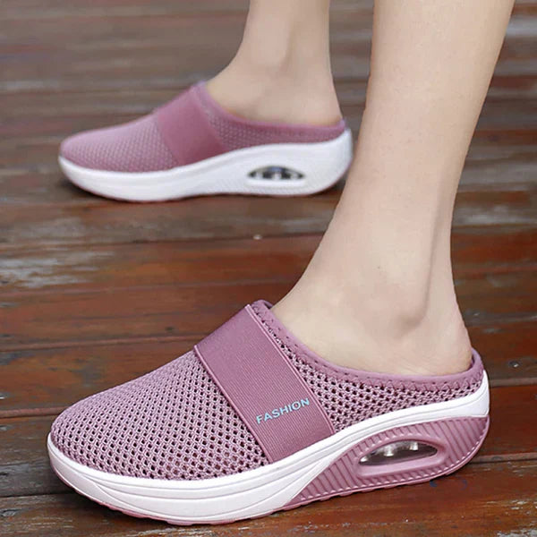 Damen Slip-On Sneaker - Atmungsaktiv mit Luftpolster